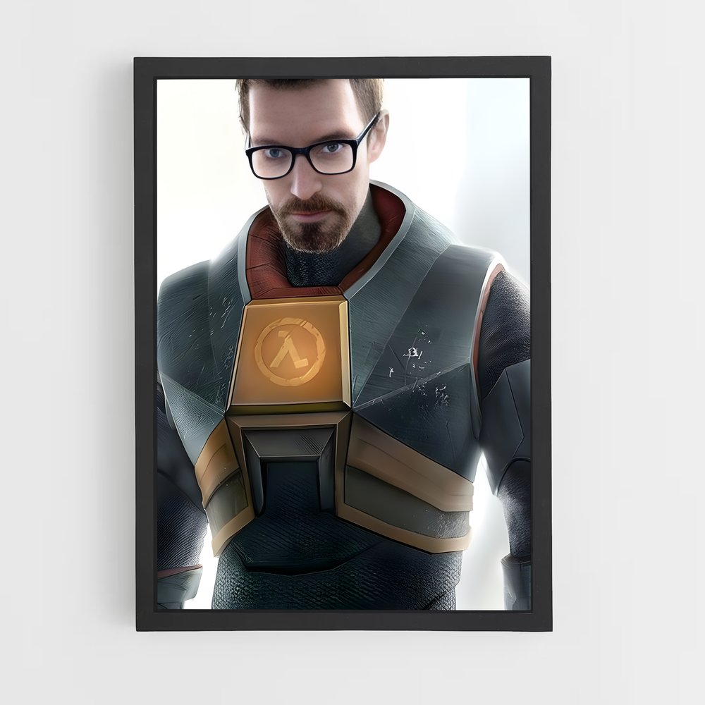 Poster Le Savant Mystérieux – affiche Half life (vue 2)